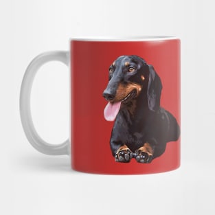 Dachshund Black and Tan Beauty Mug